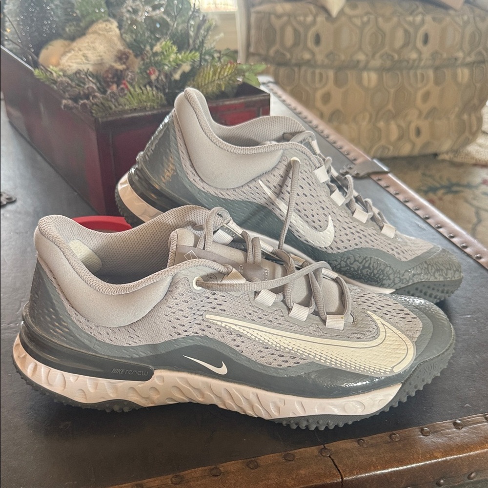 Nike Gray and White all purpose Shoes